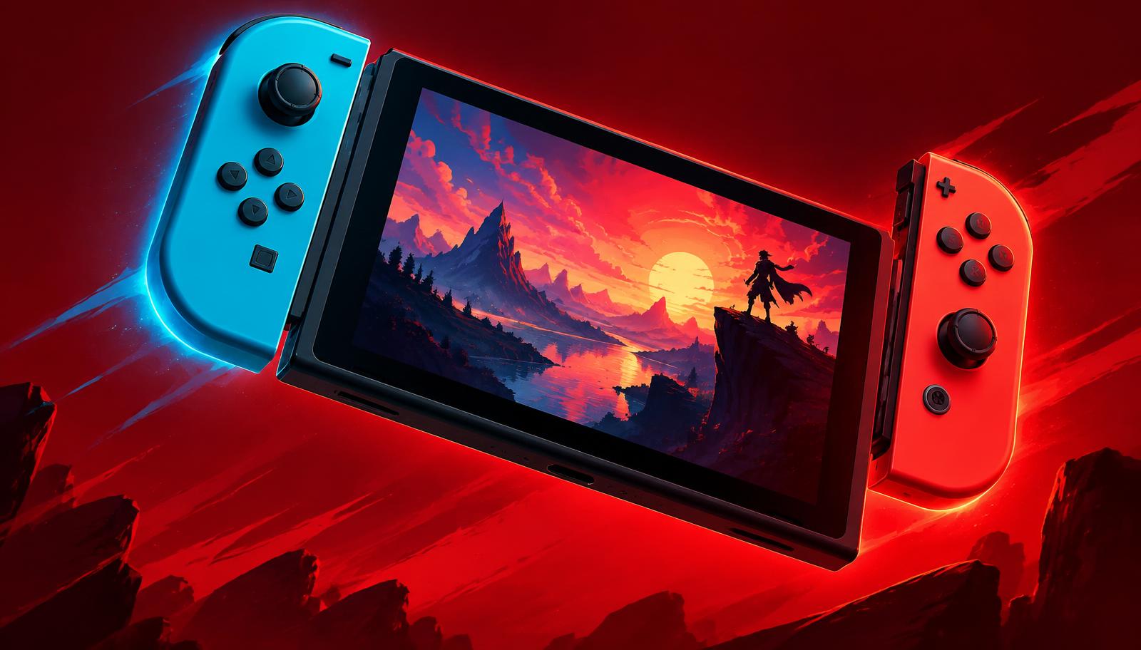 Nintendo Switch console artwork
